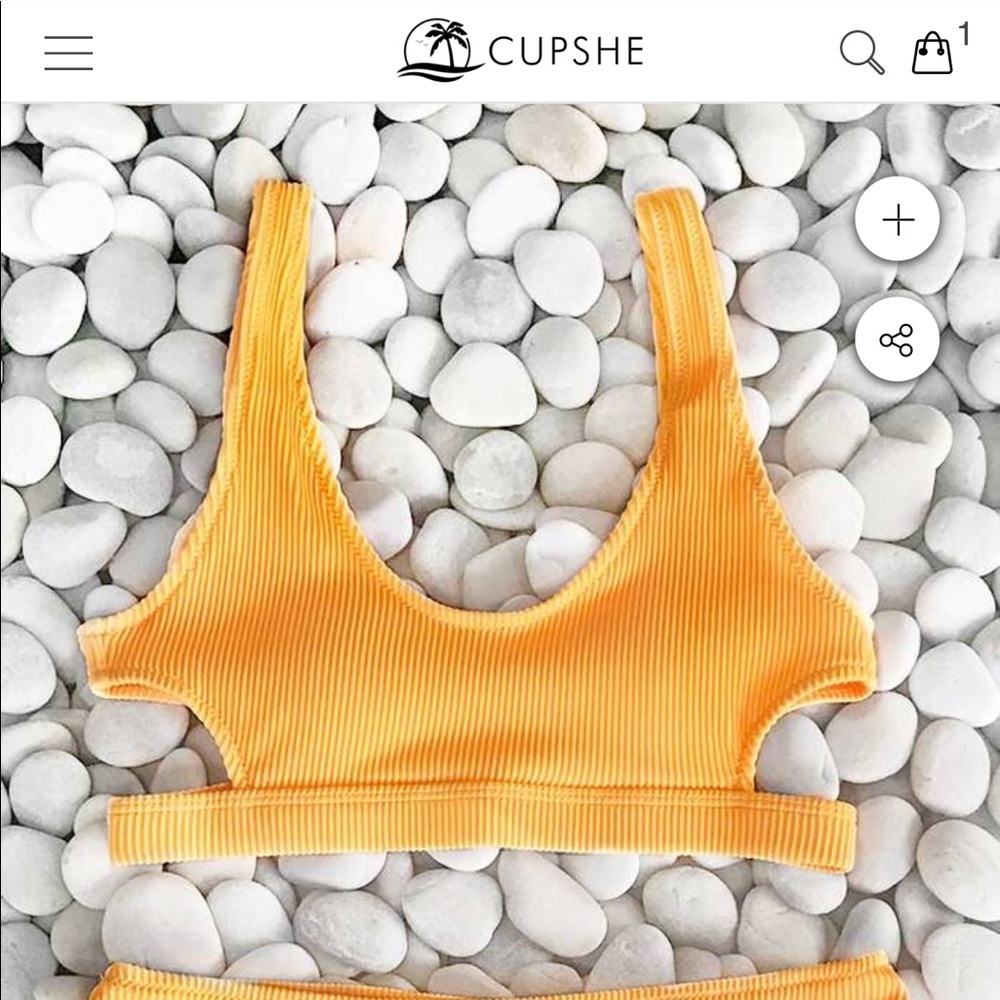 Brand New! Super cute yellow swimsuit